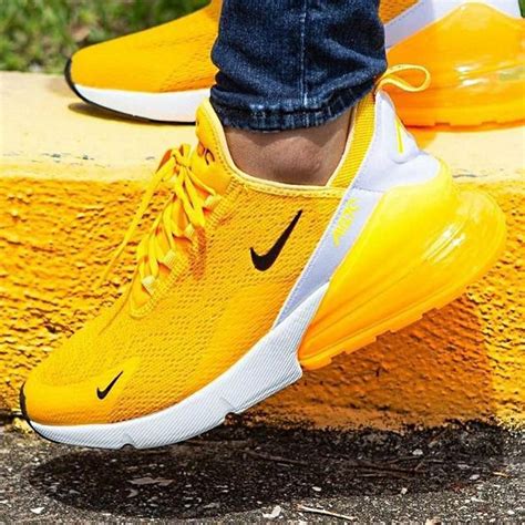 ladies yellow Nike shoes